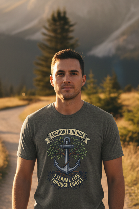 Eternal life in Christ Faith T-Shirt Salvation FaithWear Apparel