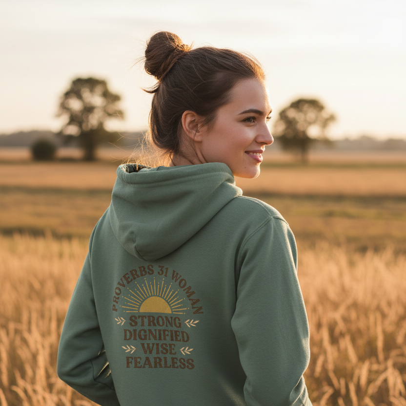 Proverbs 31 Faith Hoodie Salvation FaithWear Apparel
