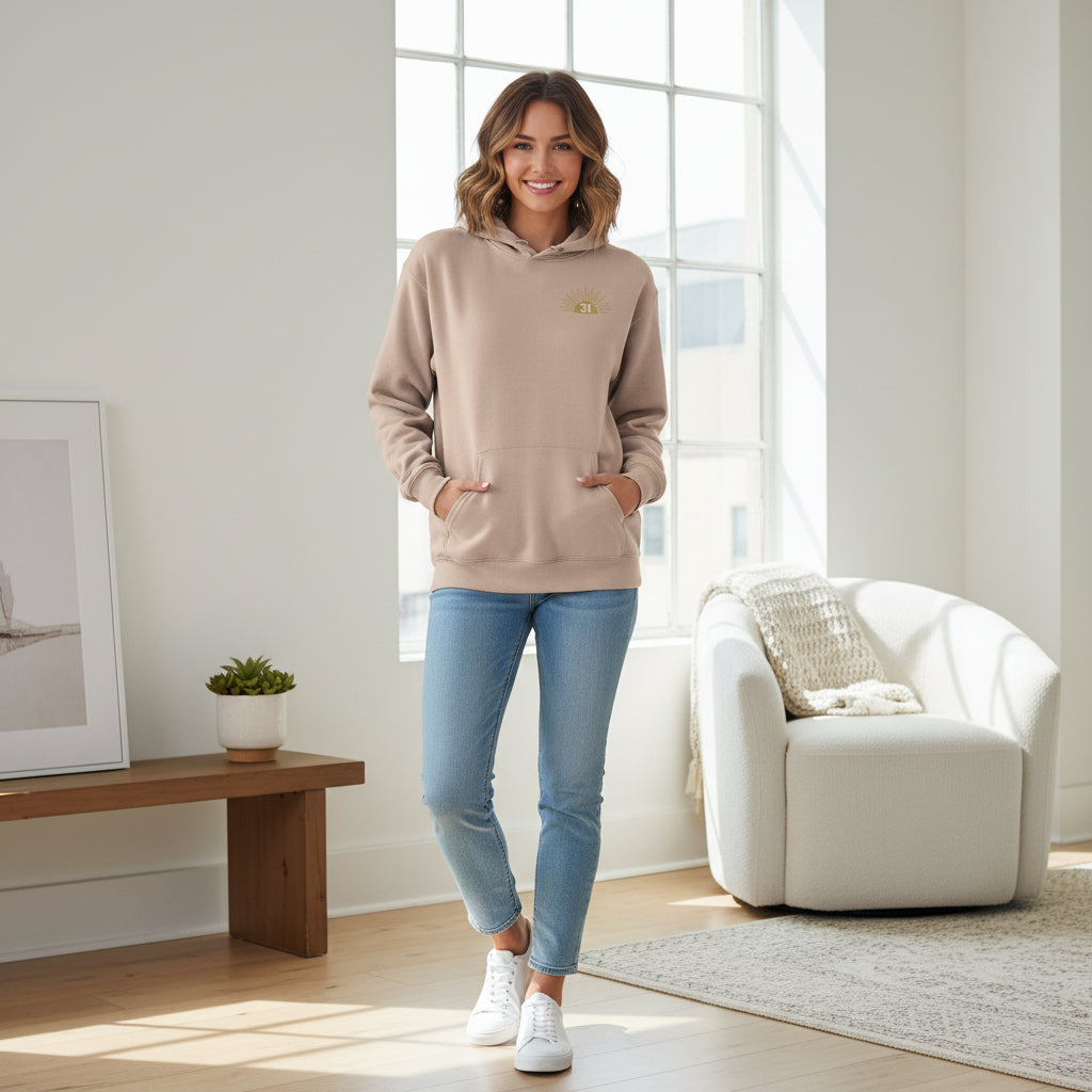 Proverbs 31 Faith Hoodie Blush Pink Salvation FaithWear Apparel