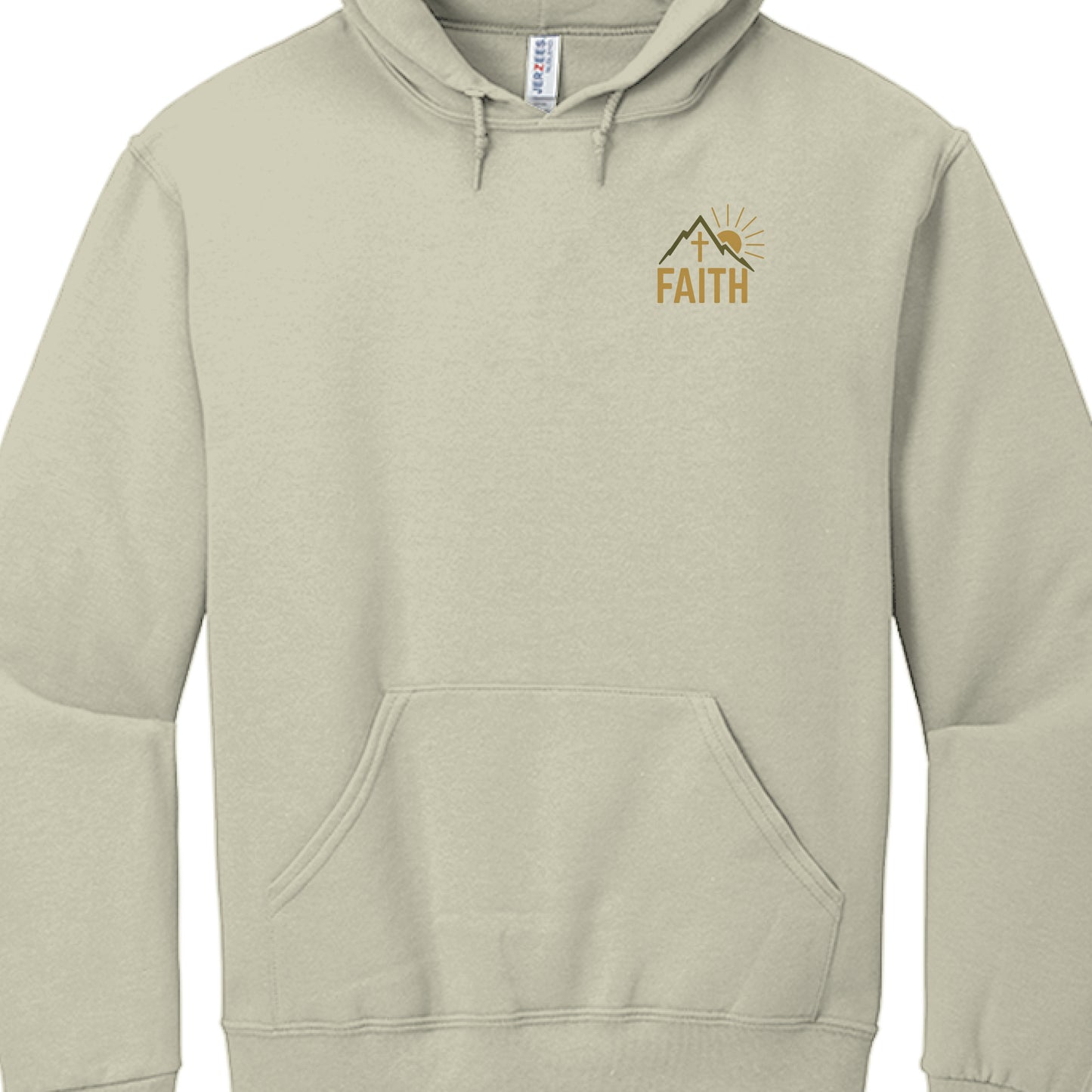 Faith over Fear Faith Hoodie SANDSTONE Salvation FaithWear Apparel