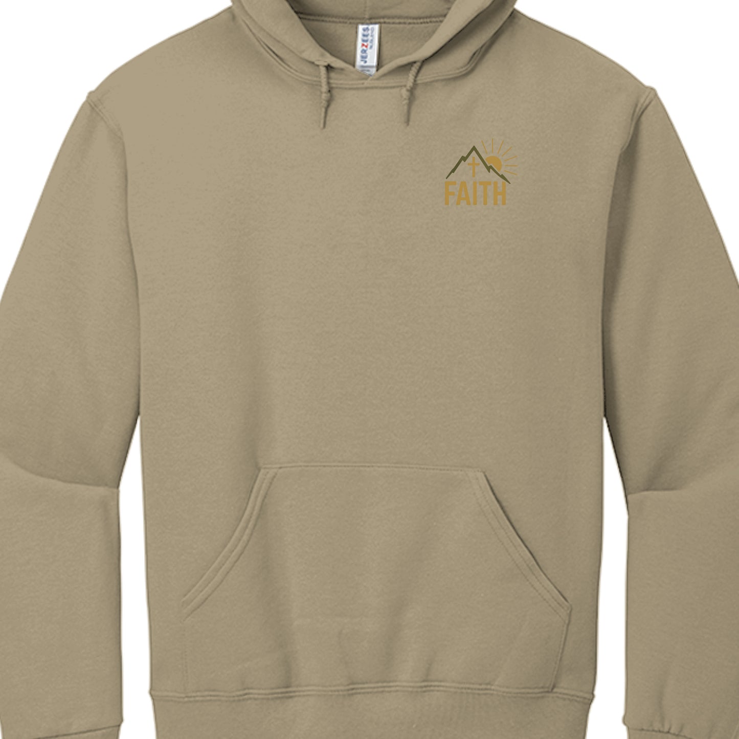 Faith over Fear Faith Hoodie KHAKI Salvation FaithWear Apparel