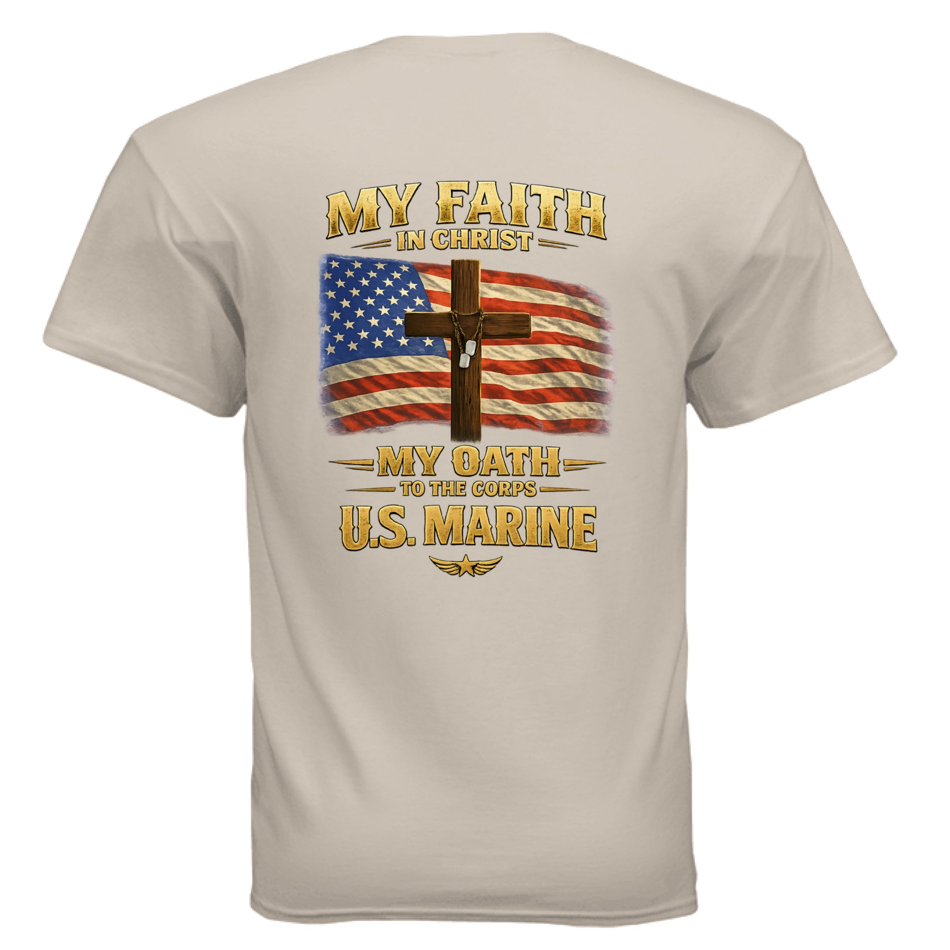 My Faith My Oath US Marines Faith T-Shirt Salvation FaithWear Apparel