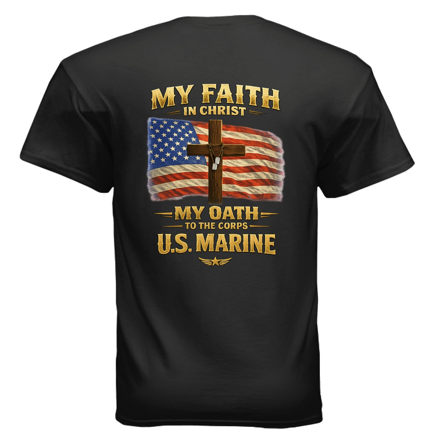 My Faith My Oath US Marines Faith T-Shirt Salvation FaithWear Apparel