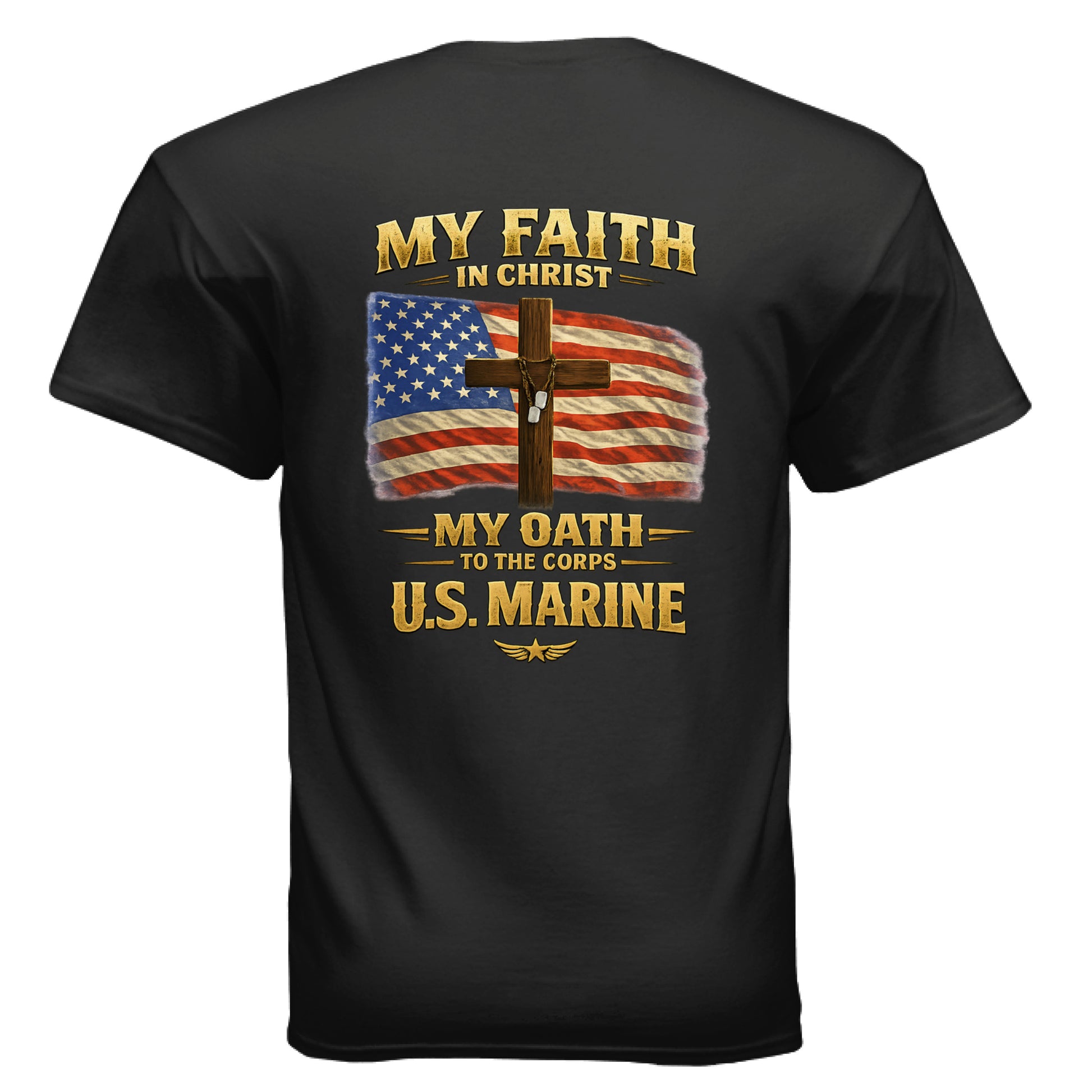 My Faith My Oath US Marines Faith T-Shirt Salvation FaithWear Apparel