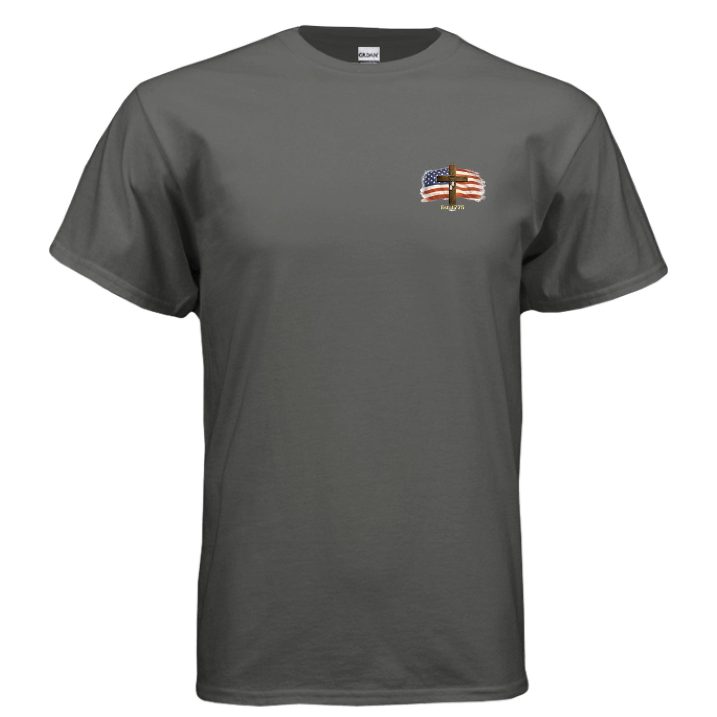 My Faith My Oath US Marines Faith T-Shirt CHARCOAL Salvation FaithWear Apparel
