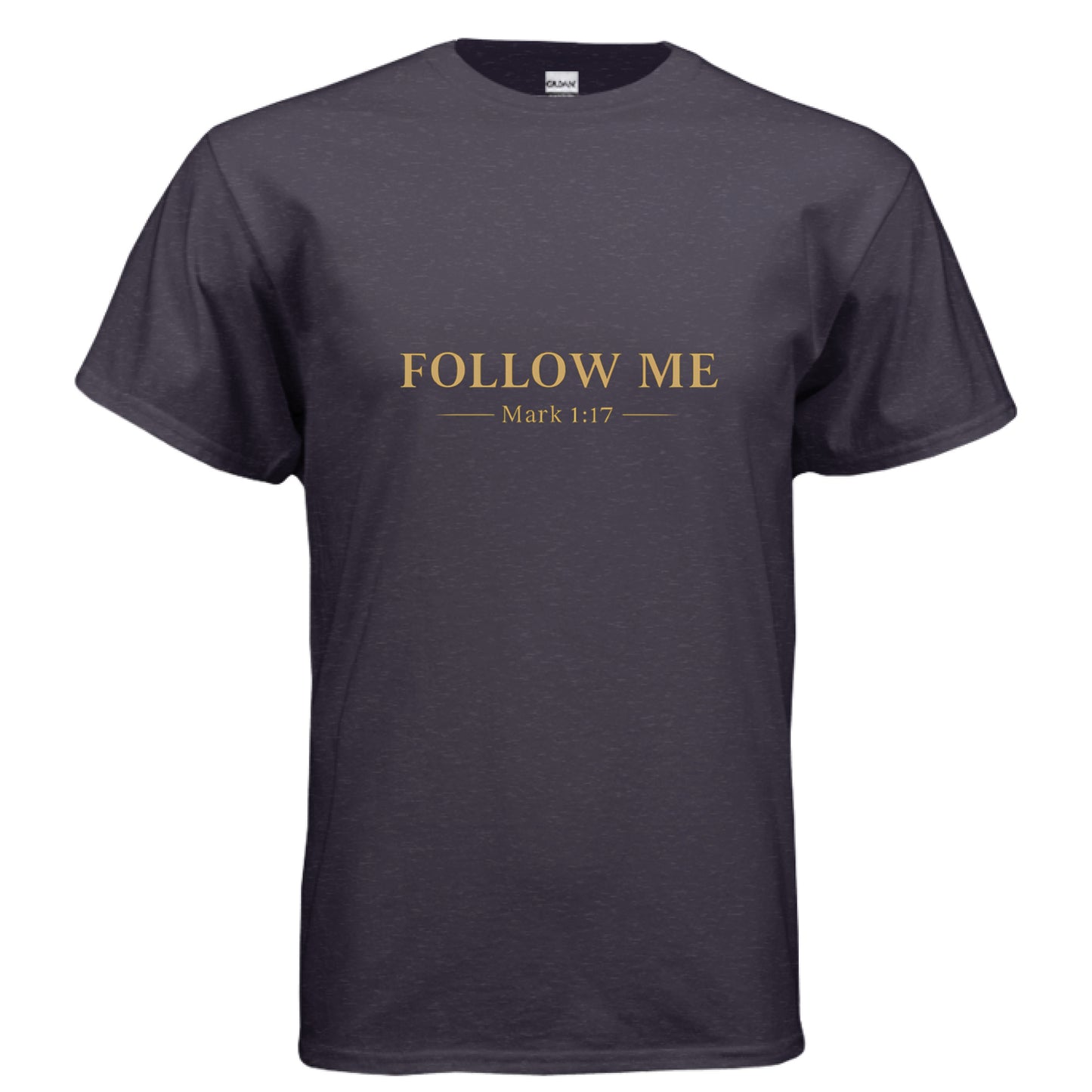 Follow Me Mark 1:17 Faith T-Shirt BLACK Salvation FaithWear Apparel
