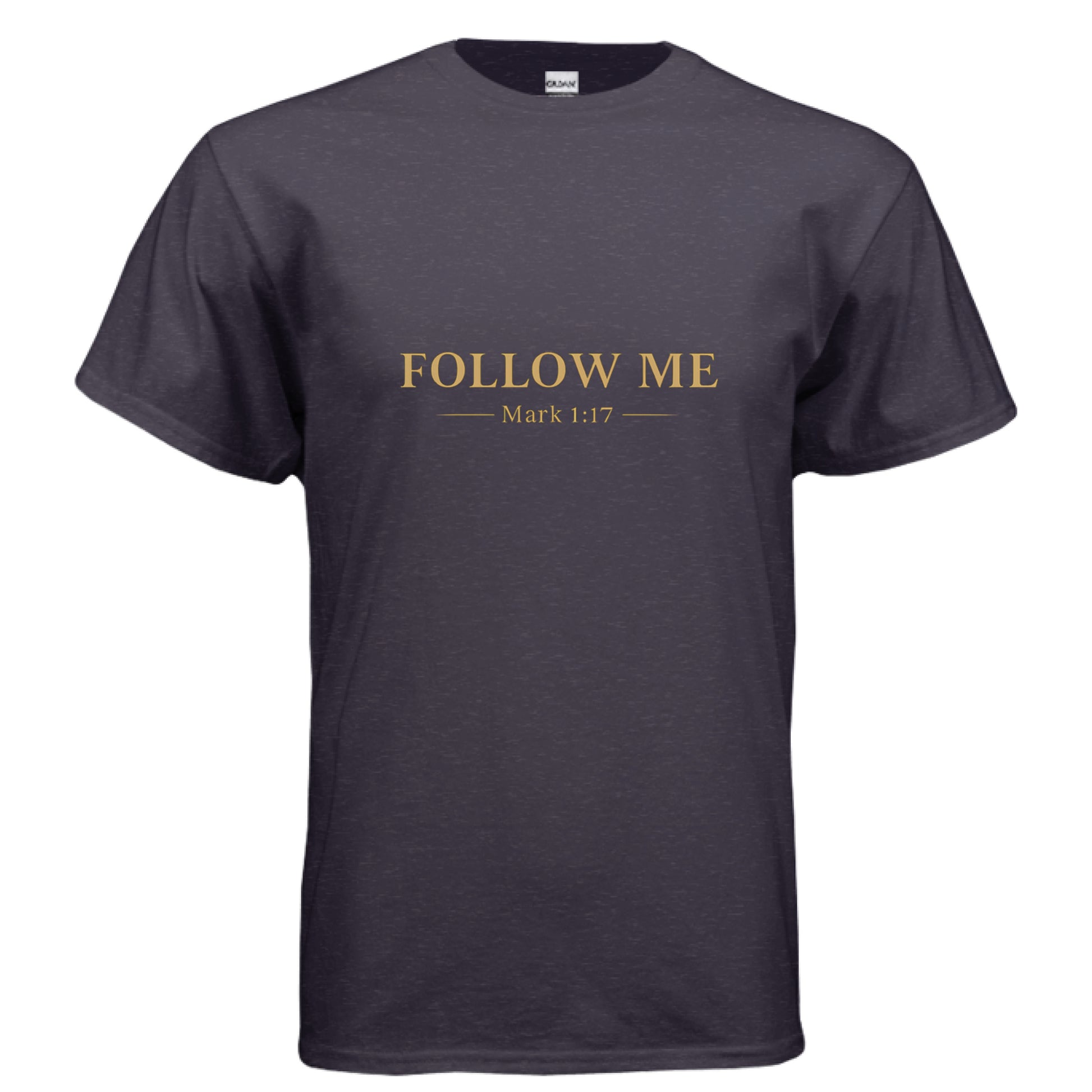 Follow Me Mark 1:17 Faith T-Shirt BLACK Salvation FaithWear Apparel