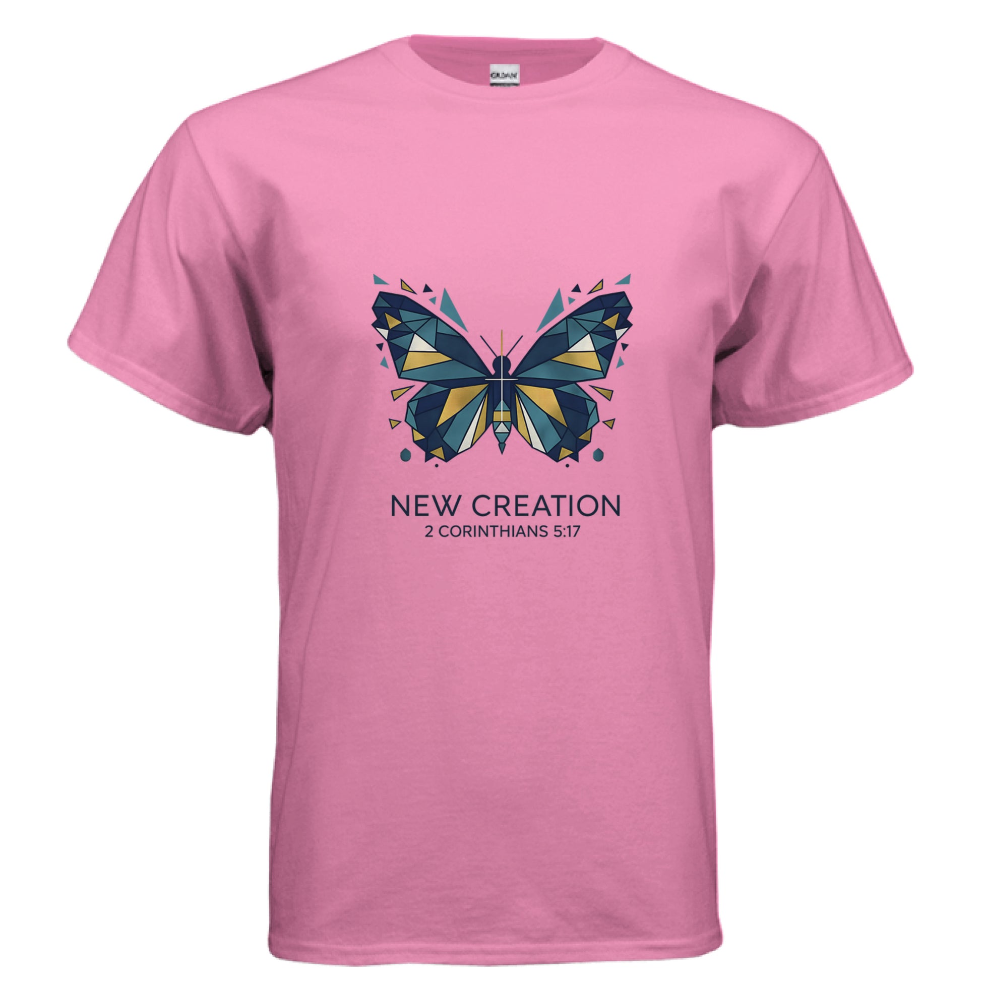 New Creation 2 Corinthians 5:17 Faith T-Shirt AZALEA Salvation FaithWear Apparel
