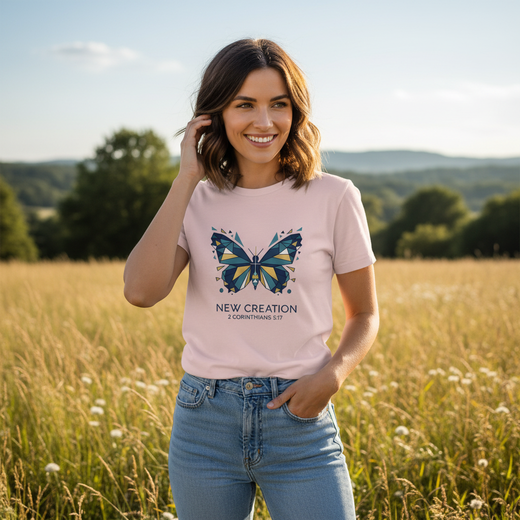 New Creation 2 Corinthians 5:17 Faith T-Shirt