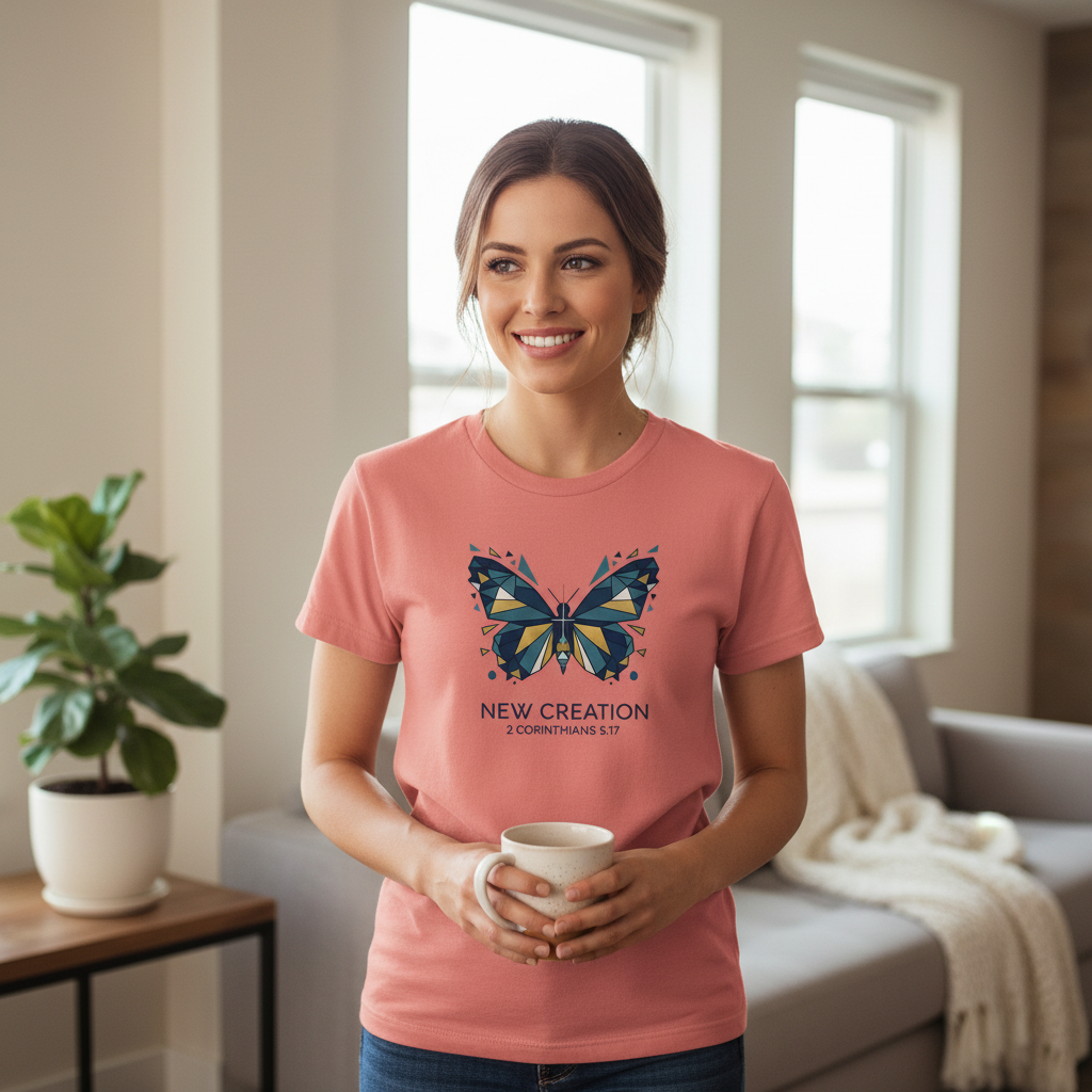 New Creation 2 Corinthians 5:17 Faith T-Shirt