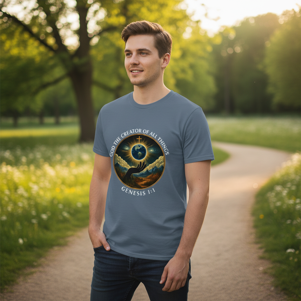 God the Creator of all Things Faith T-Shirt