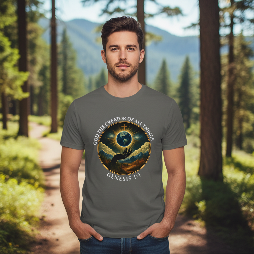 God the Creator of all Things Faith T-Shirt