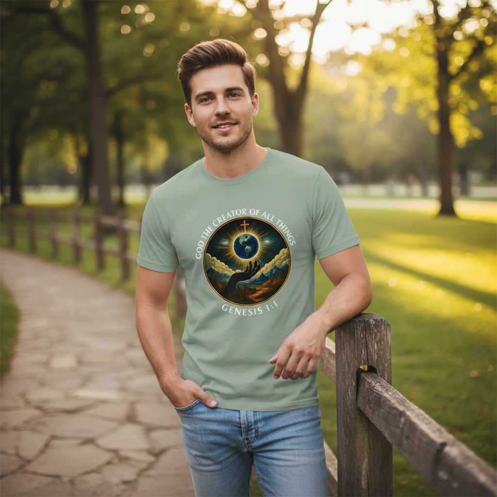 God the Creator of all Things Faith T-Shirt