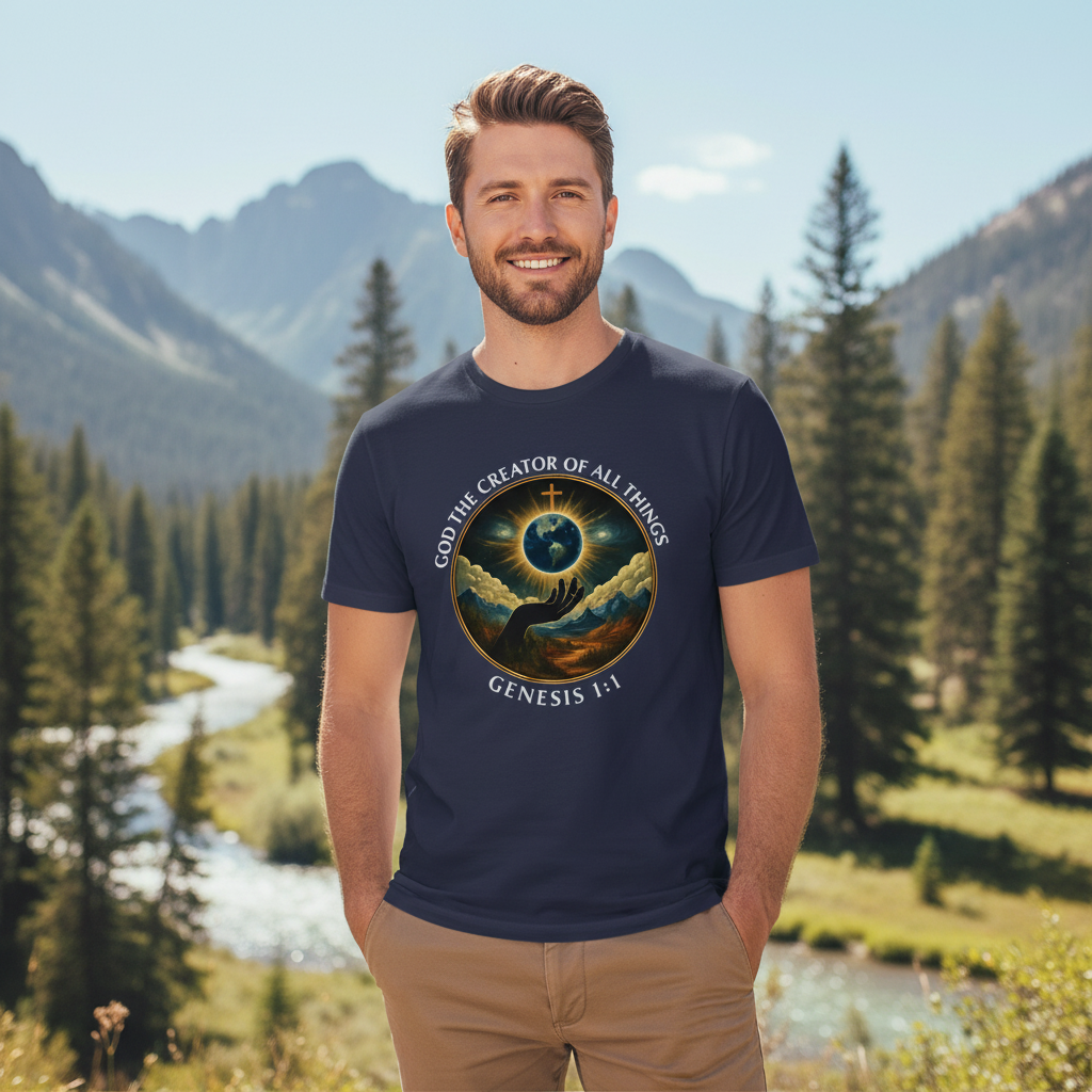 God the Creator of all Things Faith T-Shirt