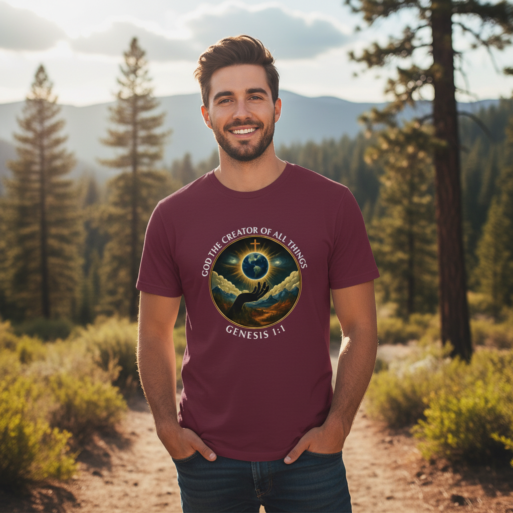 God the Creator of all Things Faith T-Shirt