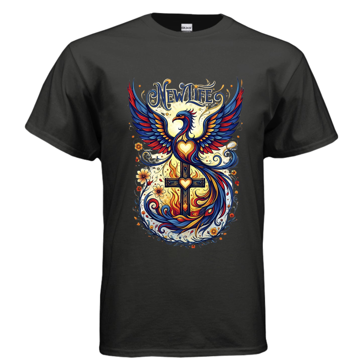 New Life Faith T-Shirt BLACK Salvation FaithWear Apparel