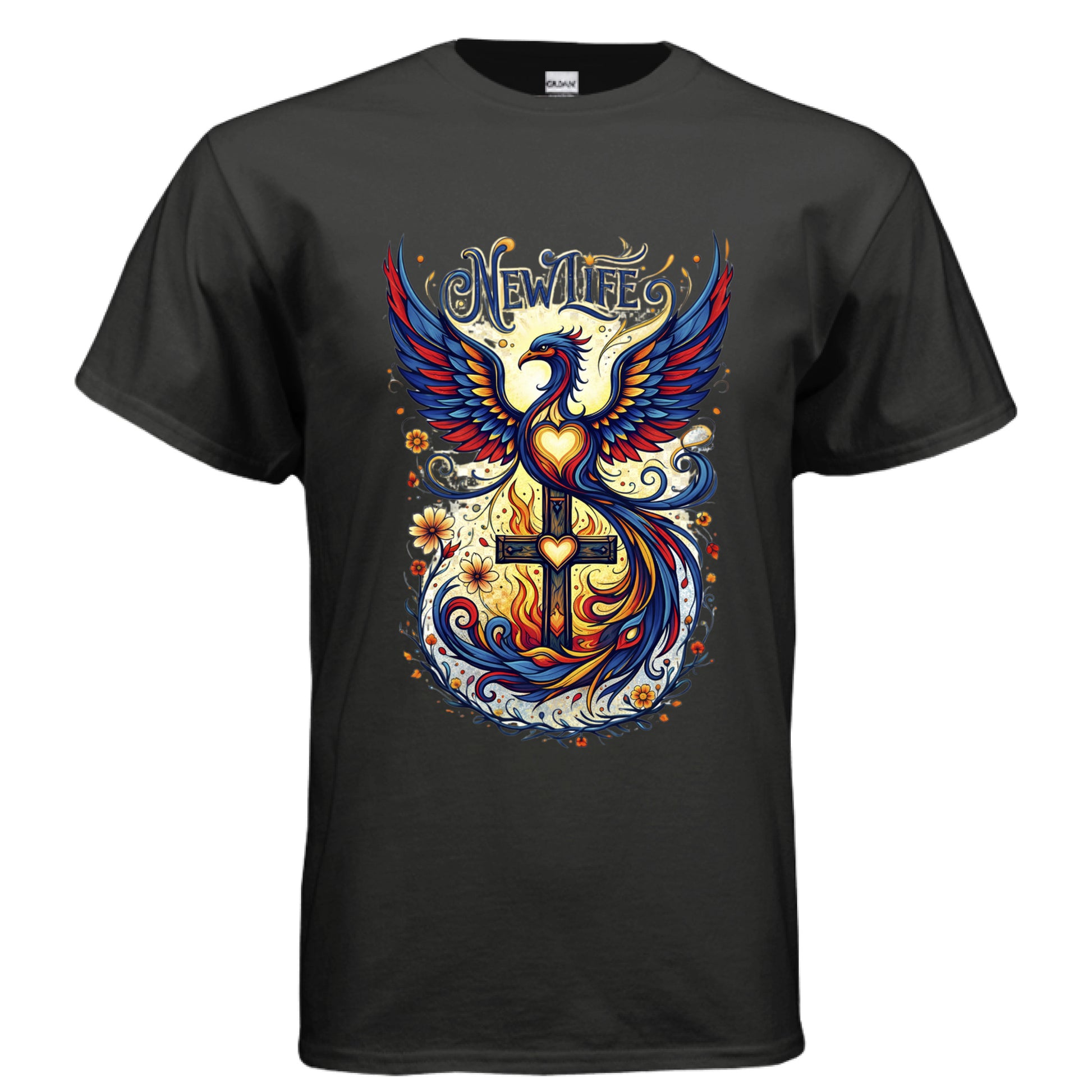 New Life Faith T-Shirt BLACK Salvation FaithWear Apparel