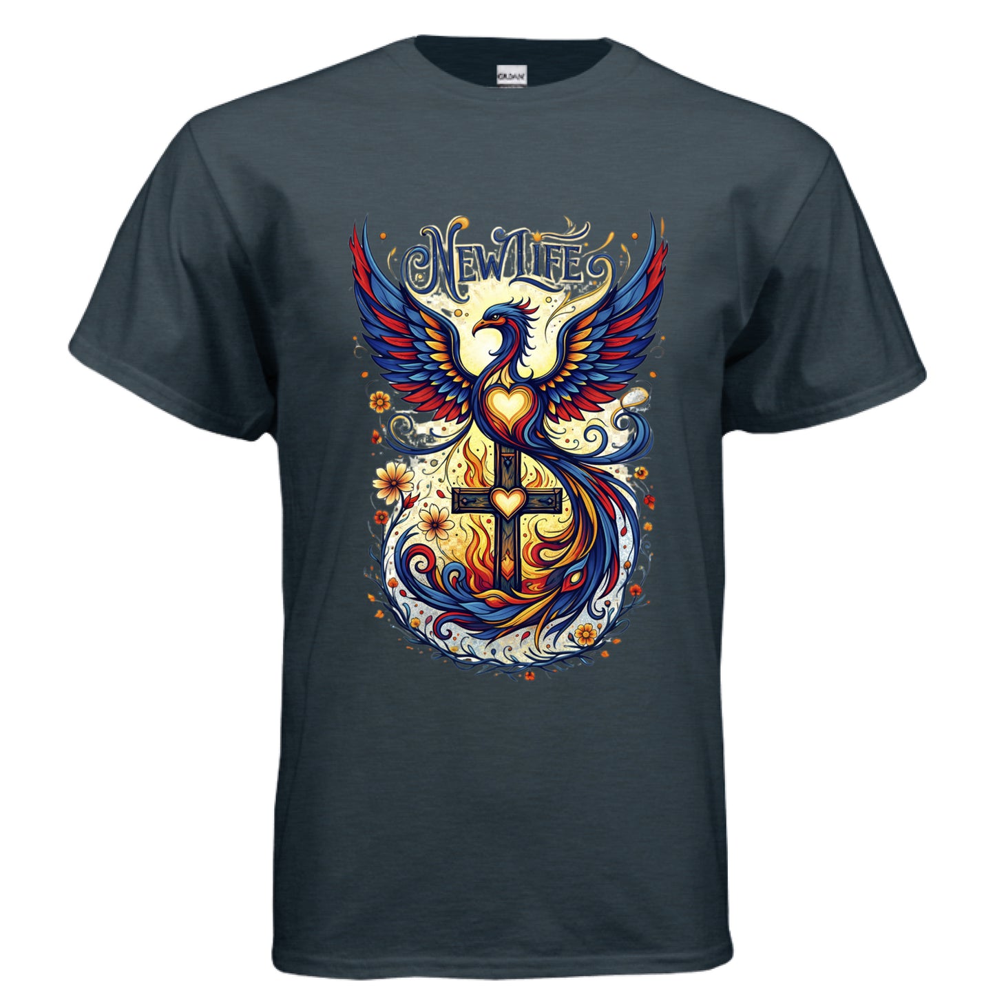 New Life Faith T-Shirt BLACKBERRY Salvation FaithWear Apparel