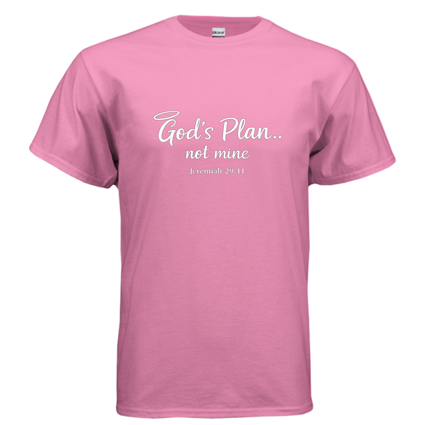 Gods Plan Not Mine Faith T-Shirt AZALEA Salvation FaithWear Apparel