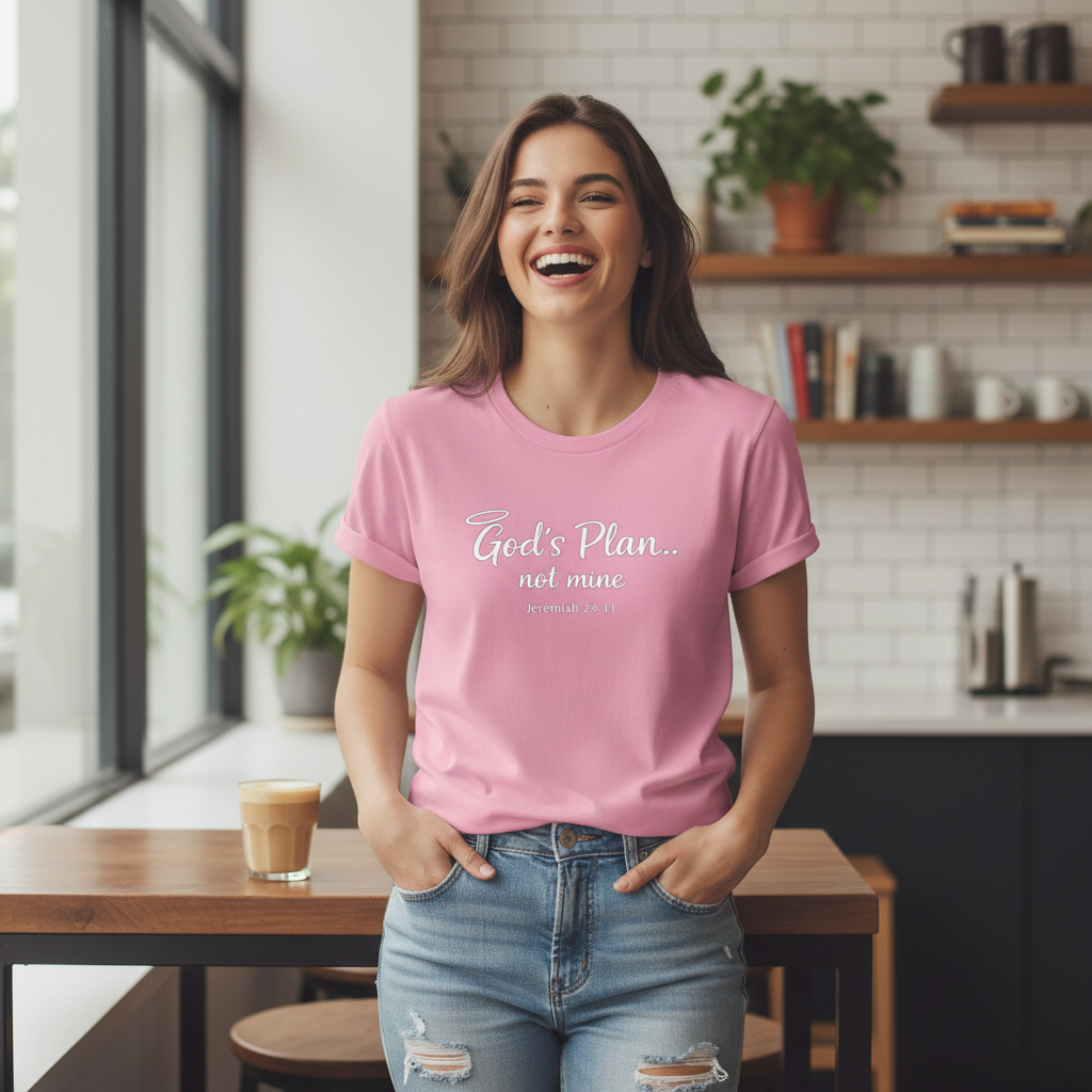 Gods Plan Not Mine Faith T-Shirt