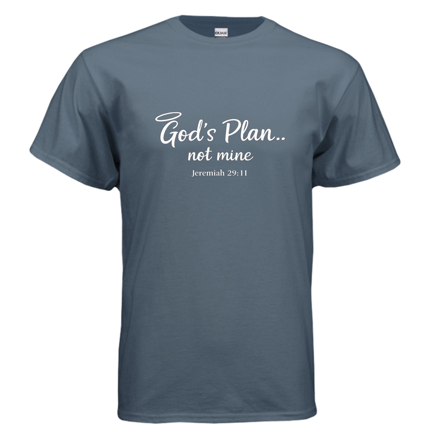 Gods Plan Not Mine Faith T-Shirt Salvation FaithWear Apparel