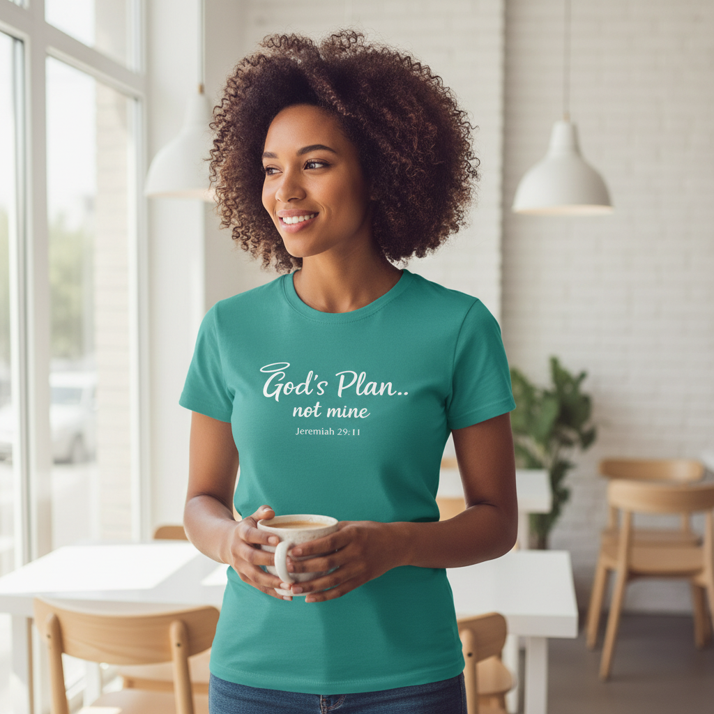 Gods Plan Not Mine Faith T-Shirt