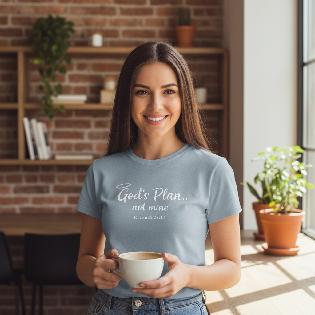 Gods Plan Not Mine Faith T-Shirt