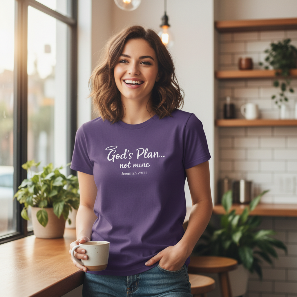 Gods Plan Not Mine Faith T-Shirt