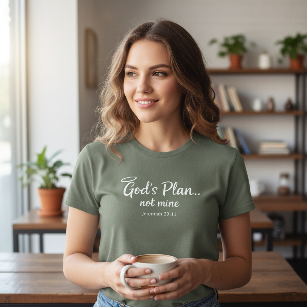 Gods Plan Not Mine Faith T-Shirt
