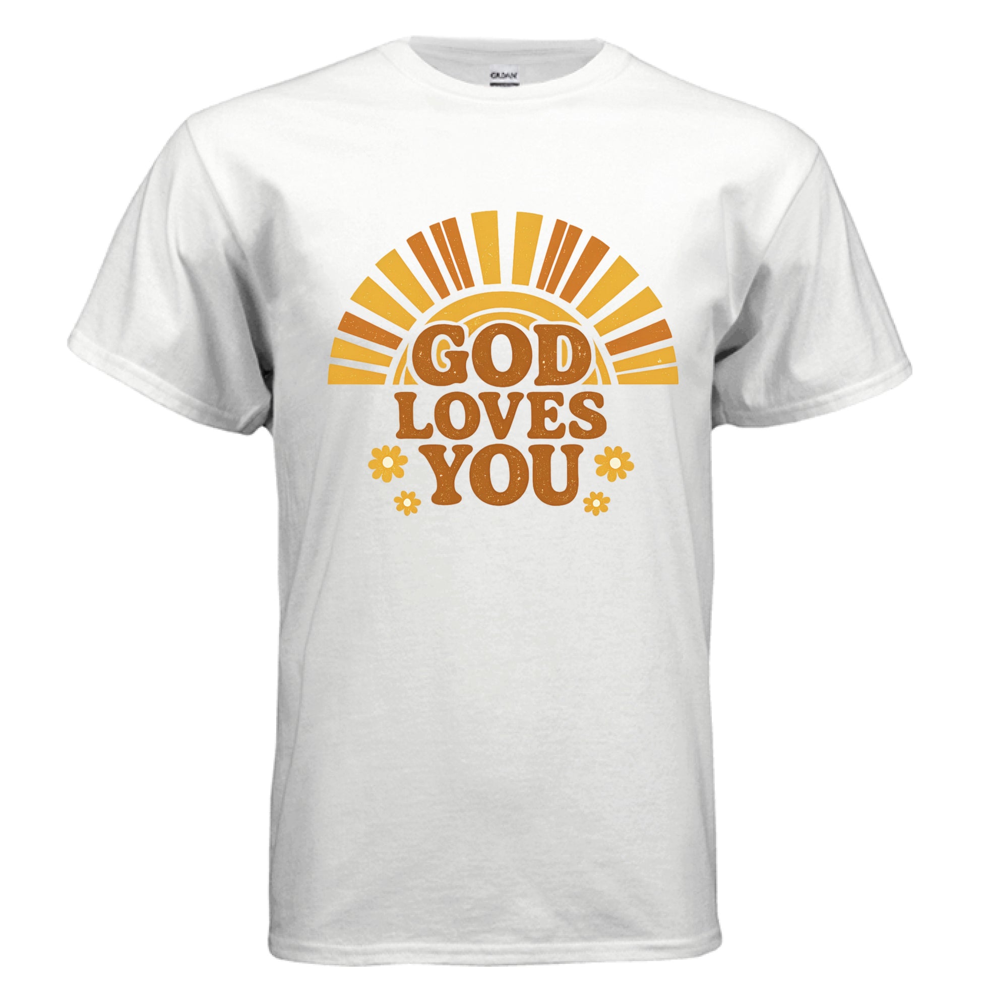 God Loves You Faith T-Shirt WHITE Salvation FaithWear Apparel
