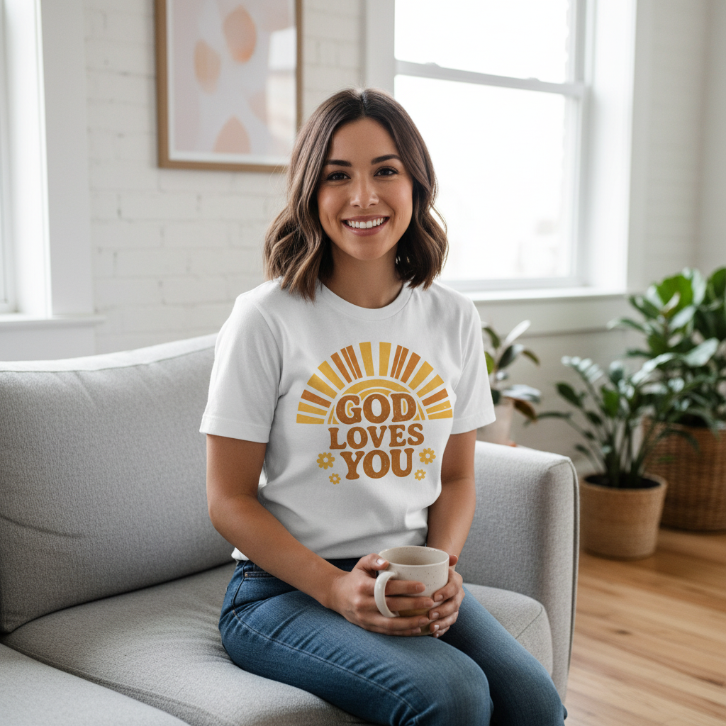 God Loves You Faith T-Shirt