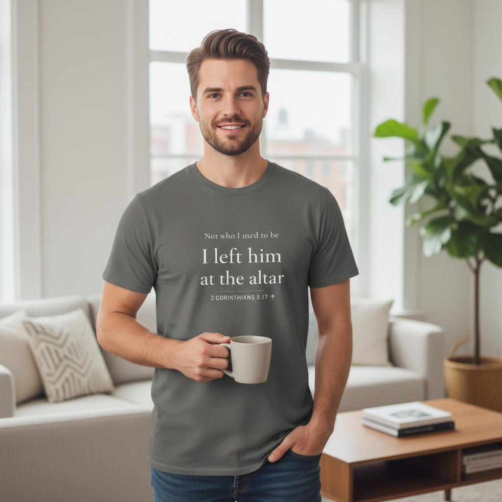Not who i used to be I left him at the alter Faith T-Shirt