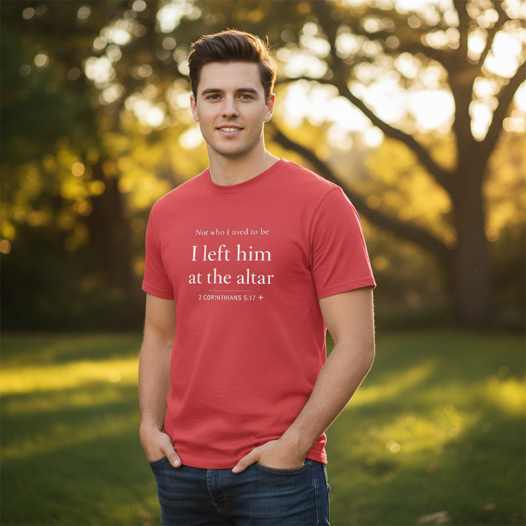Not who i used to be I left him at the alter Faith T-Shirt