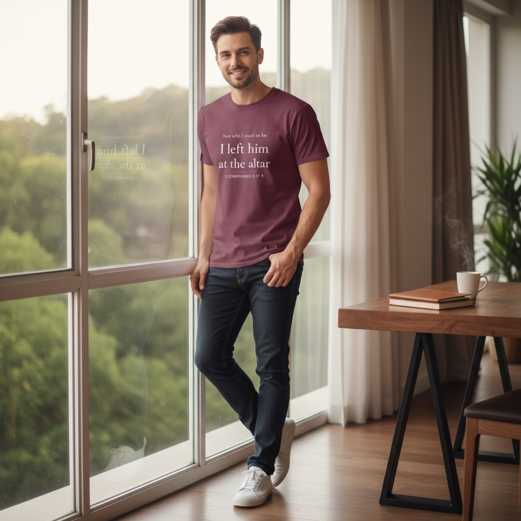 Not who i used to be I left him at the alter Faith T-Shirt