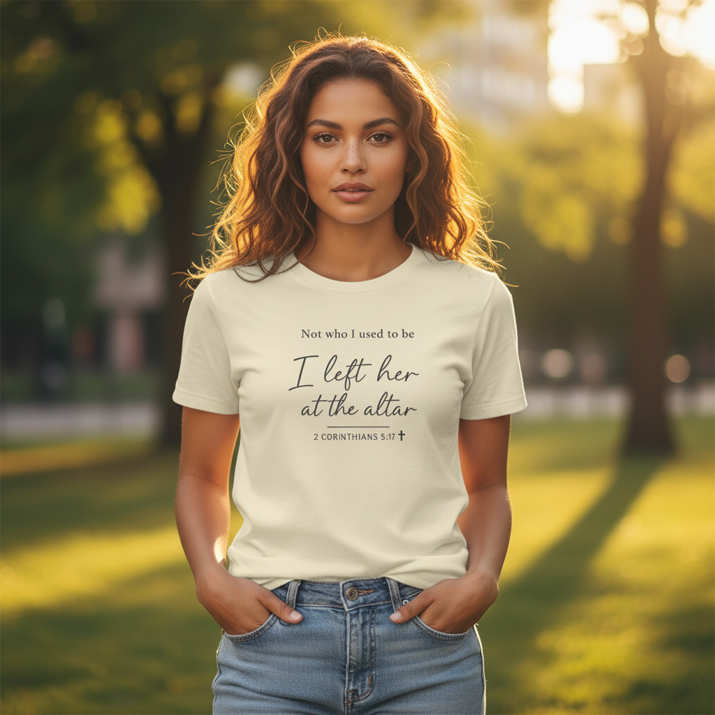 Not who I used to be, I left her at the alter Faith T-Shirt