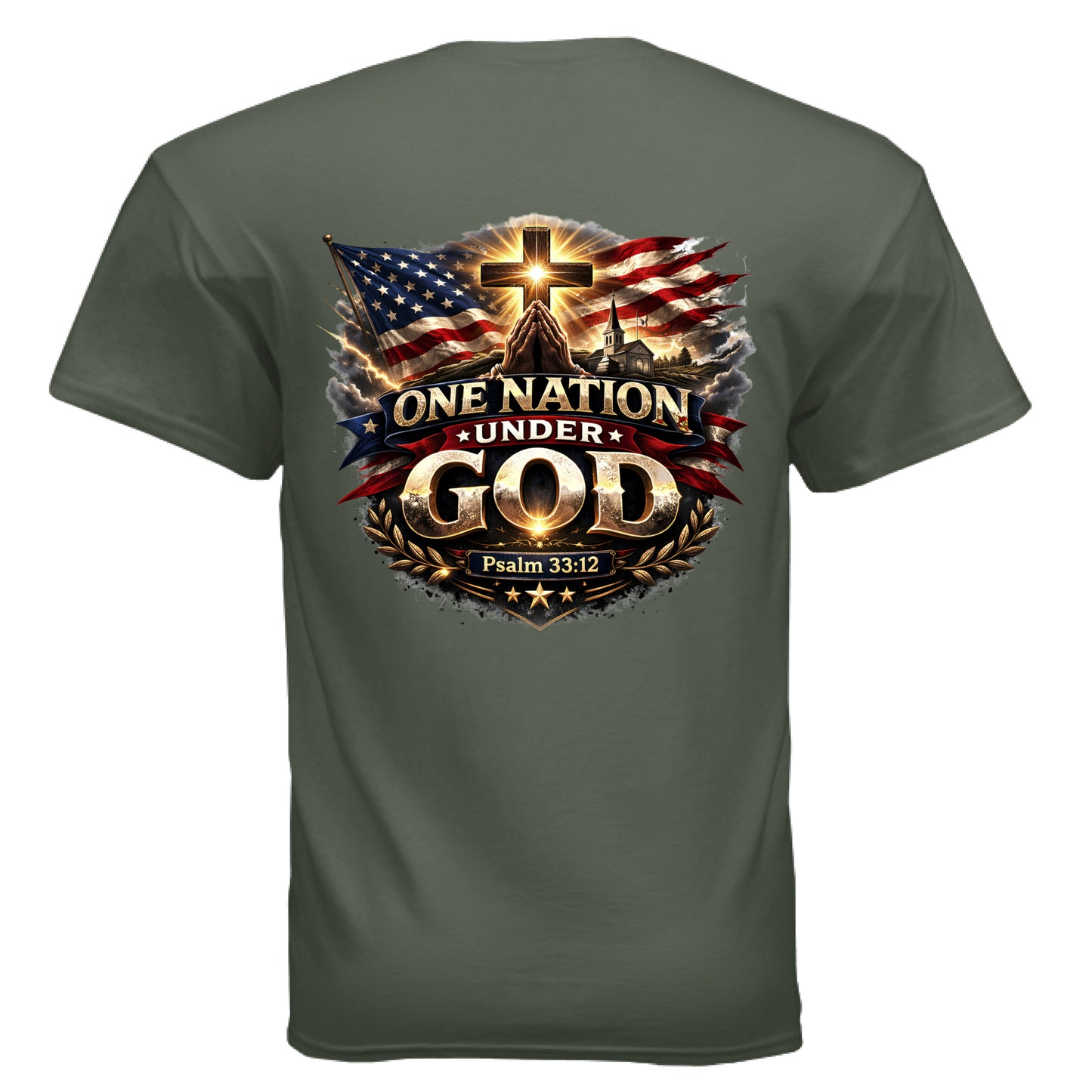 MILITARY GREEN - BACK