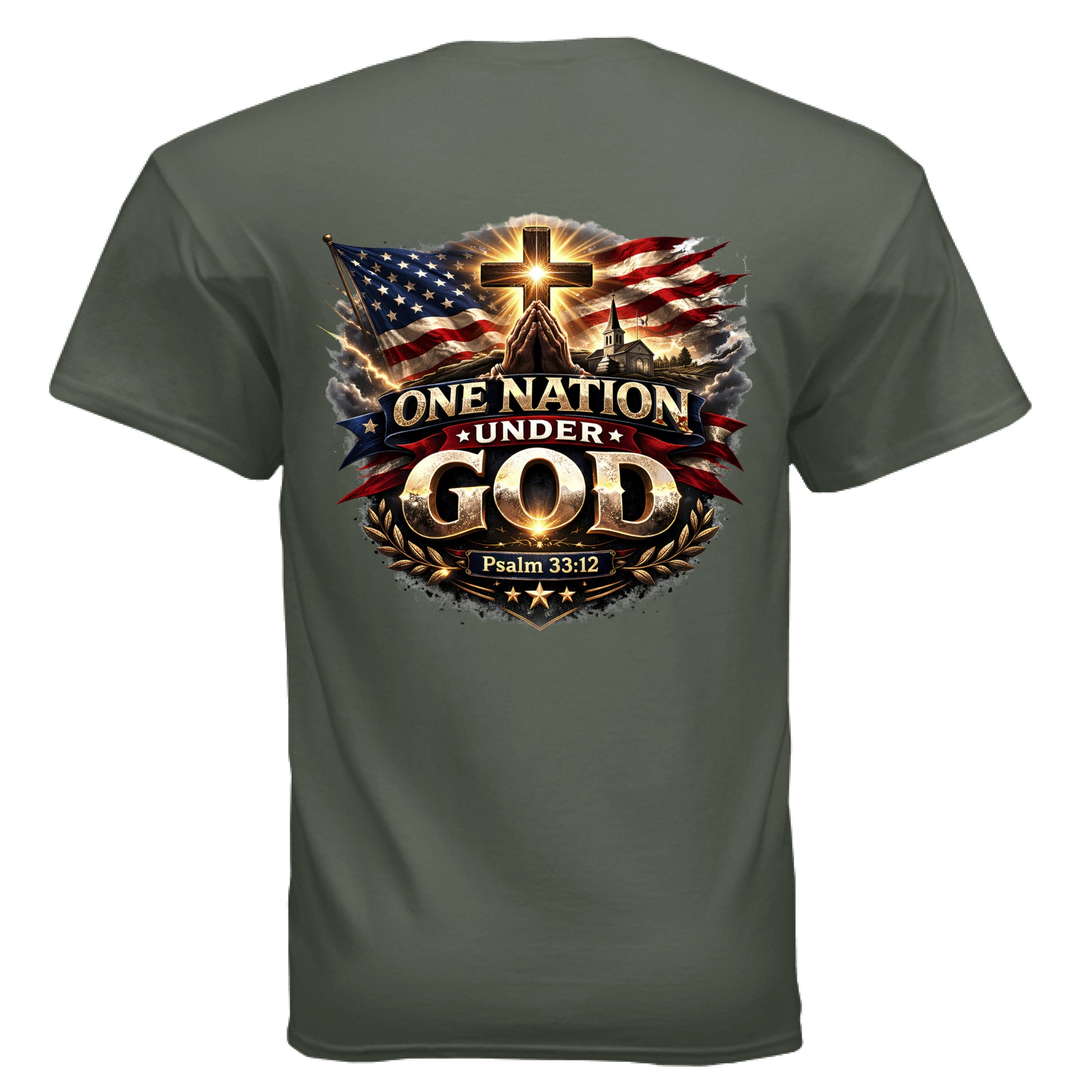 MILITARY GREEN - BACK