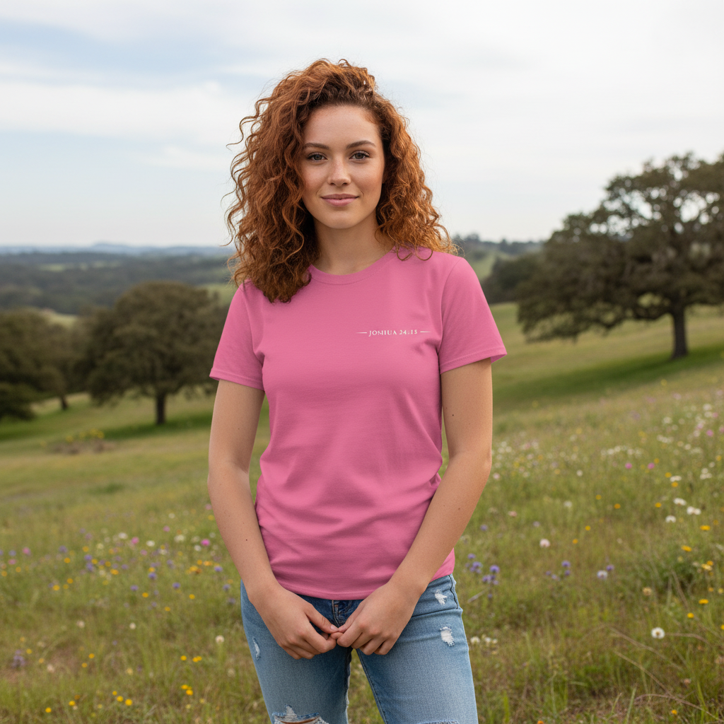 As for me and my House Joshua 24:15 Faith T-Shirt