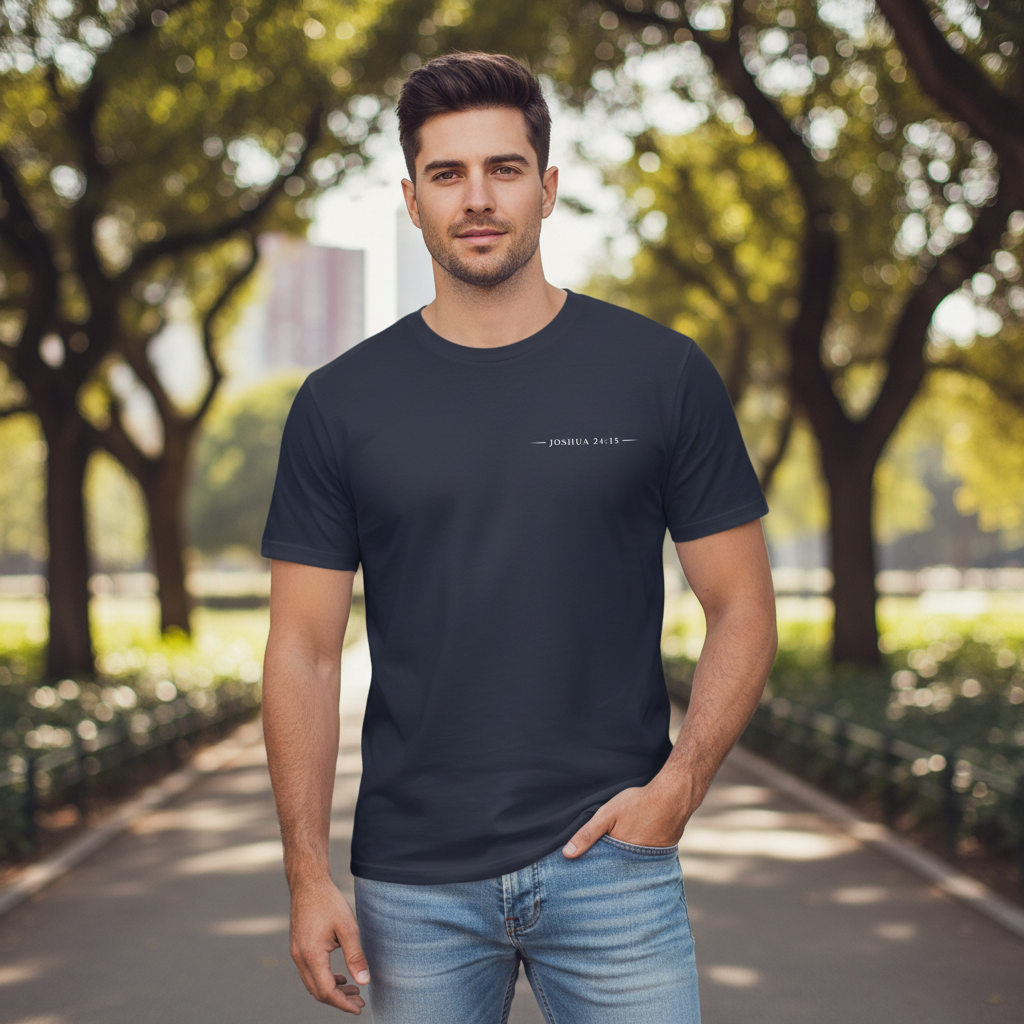 As for me and my House Joshua 24:15 Faith T-Shirt