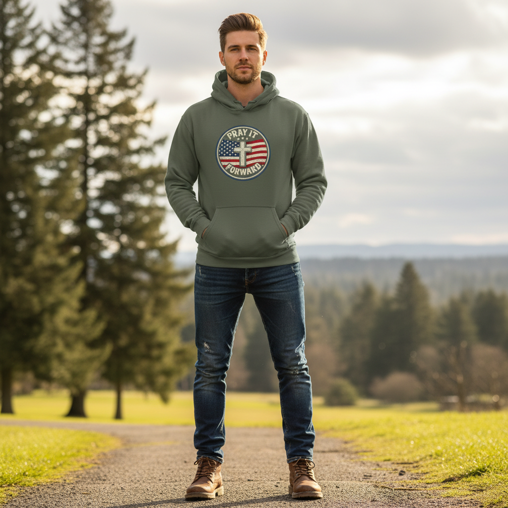 Pray it Forward Patriot Hoodie