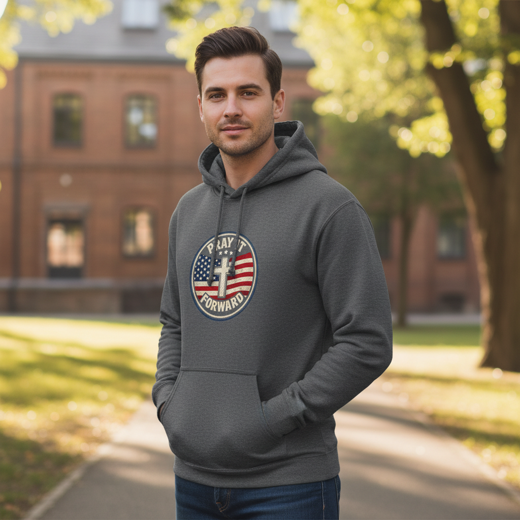 Pray it Forward Patriot Hoodie