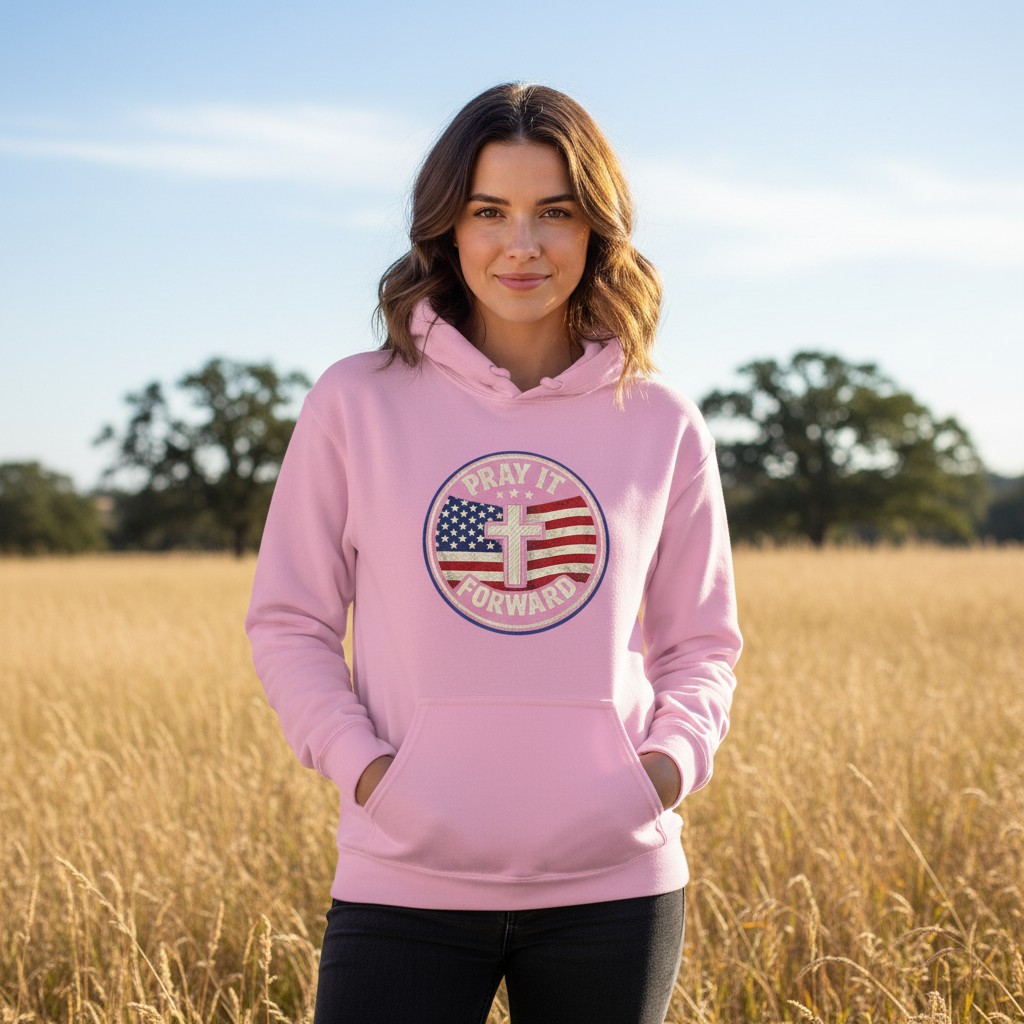 Pray it Forward Patriot Hoodie