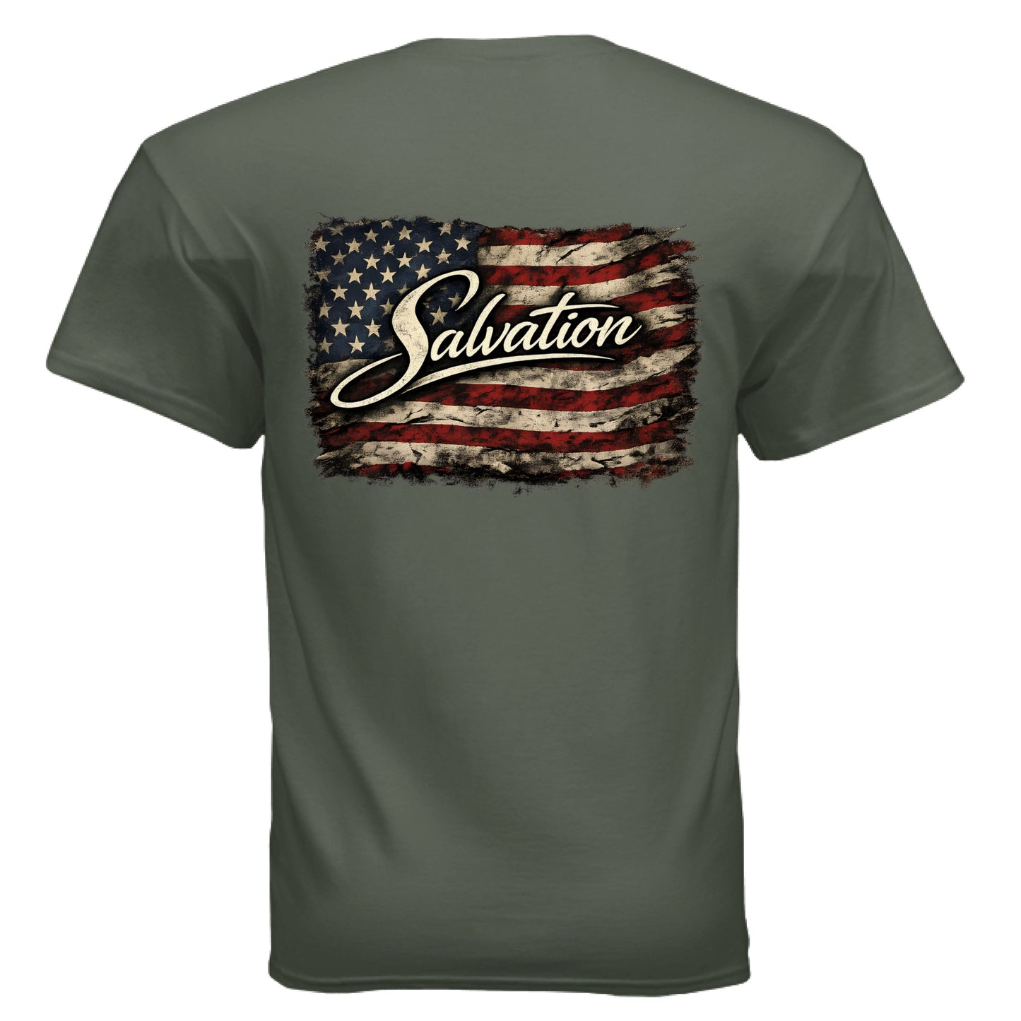 MILITARY GREEN - BACK