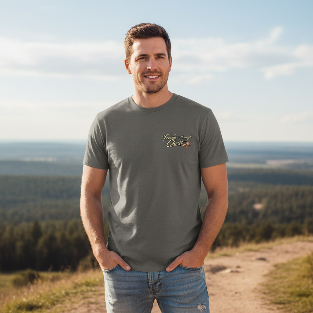 Freedom Through Christ Patriot T-Shirt