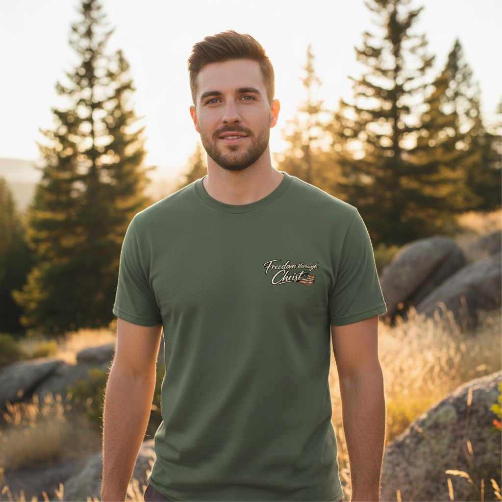 Freedom Through Christ Patriot T-Shirt