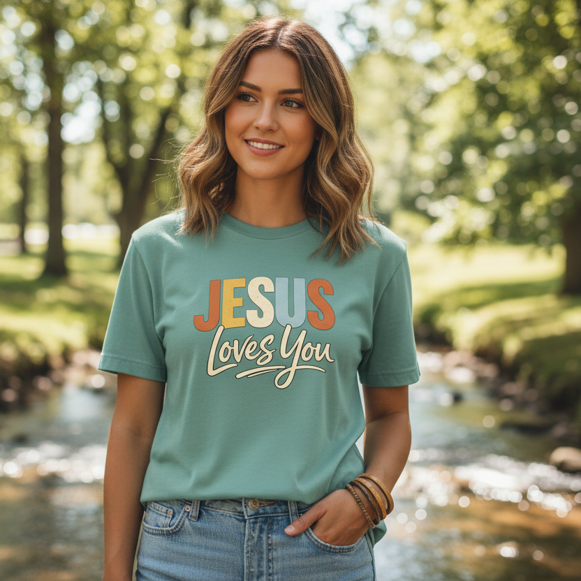 Jesus Loves You Faith T-Shirt