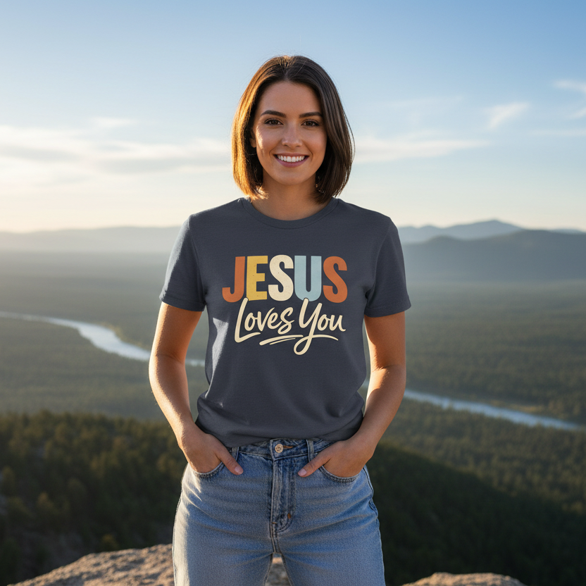 Jesus Loves You Faith T-Shirt