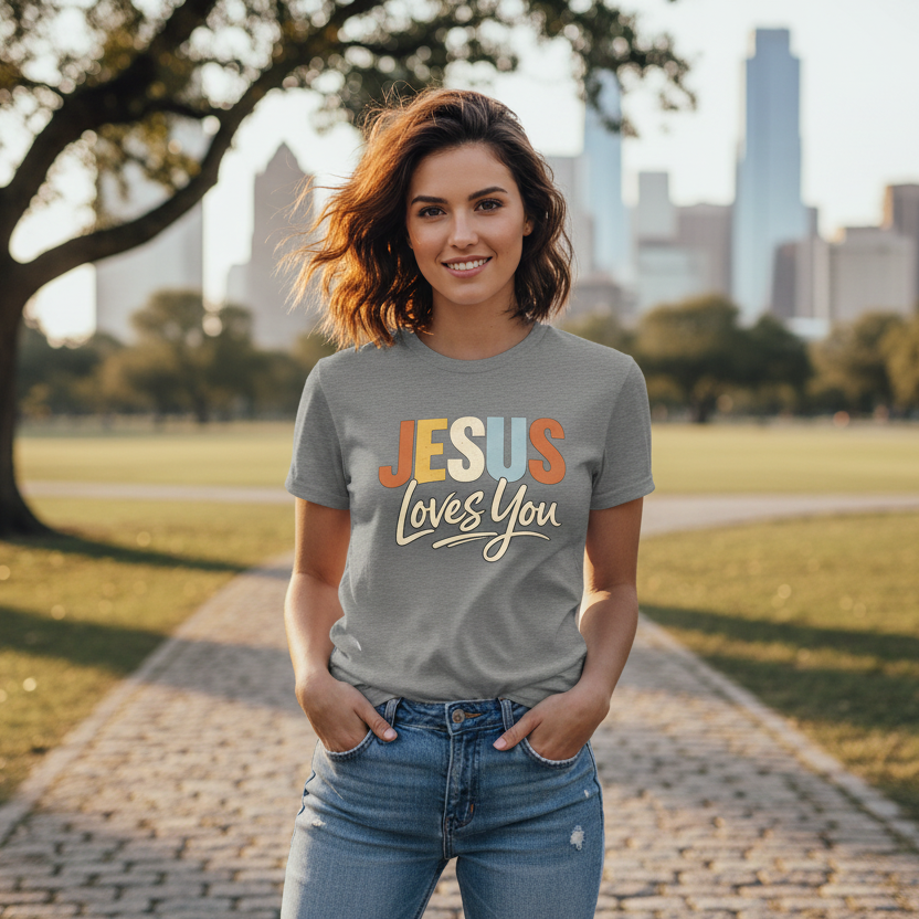 Jesus Loves You Faith T-Shirt