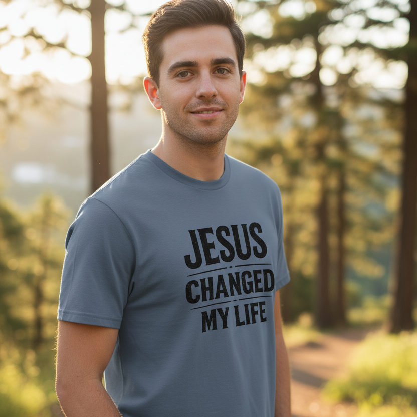 Jesus Changed my Life Faith T-Shirt