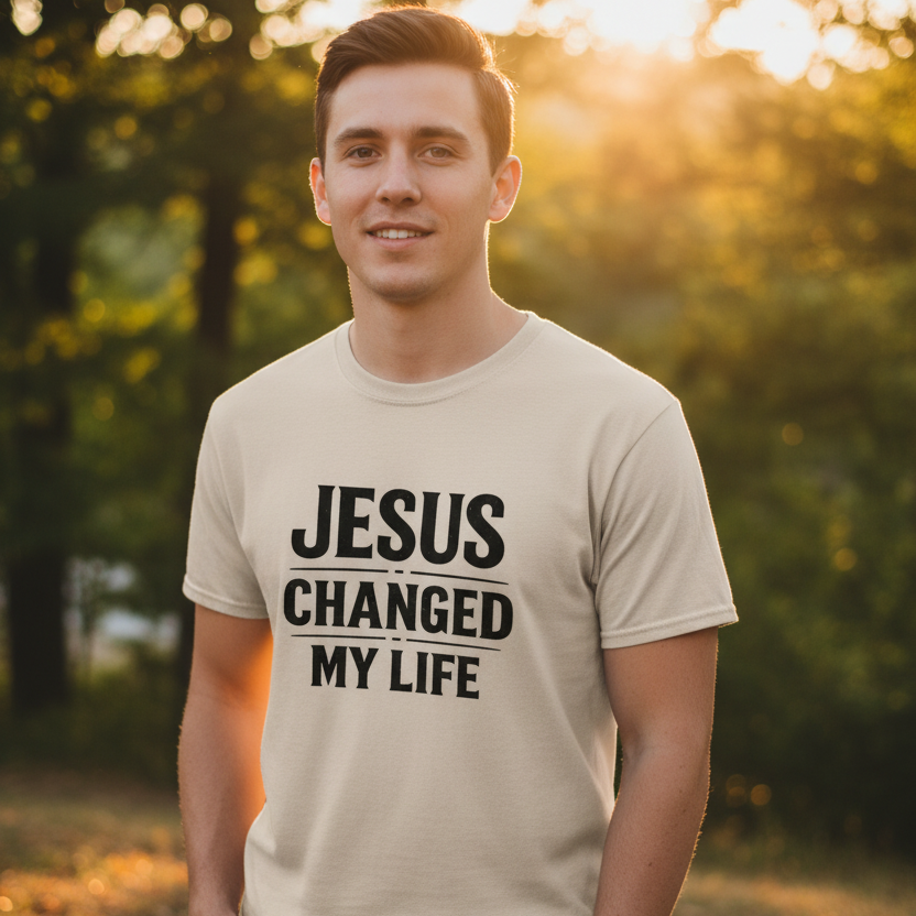 Jesus Changed my Life Faith T-Shirt